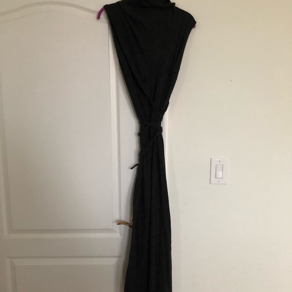 Enzo Costa sleeveless turtleneck belted maxidress - Picture 6 of 6